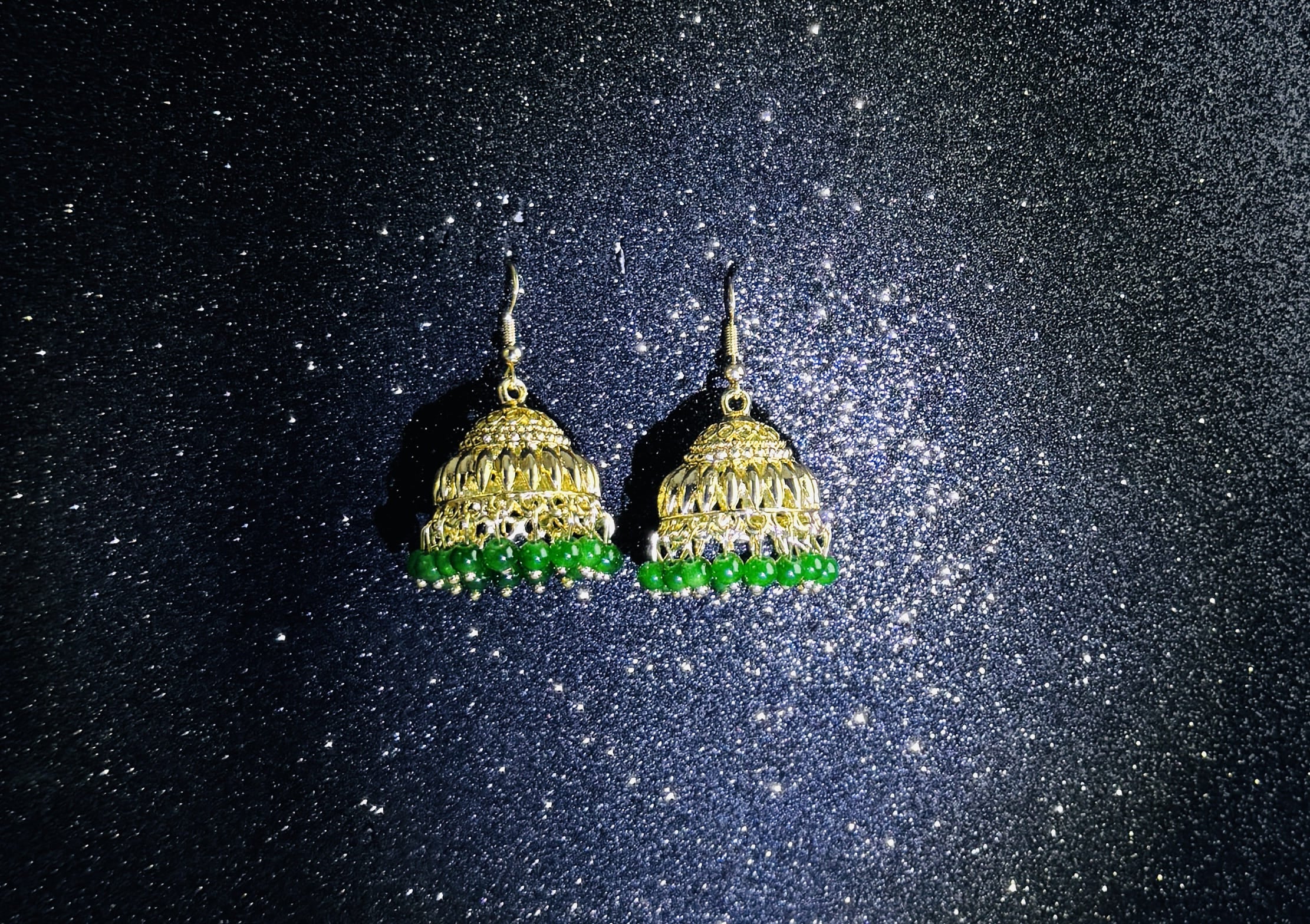 Royal Gold-Plated Jhumka Earrings