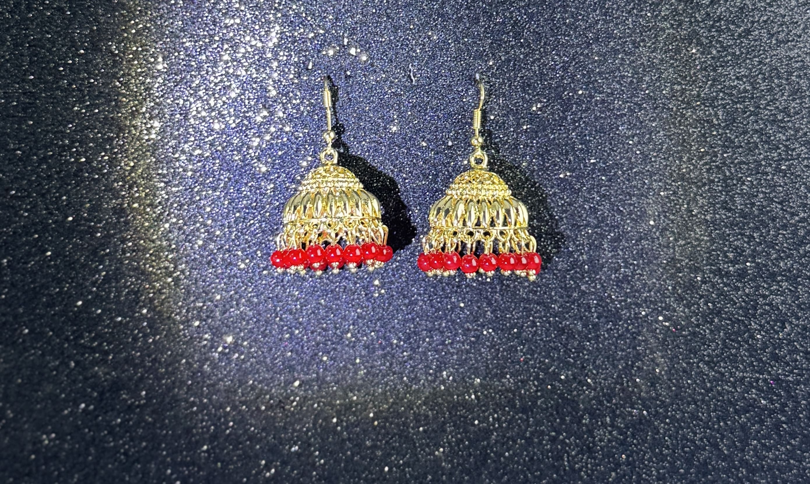 Royal Gold-Plated Jhumka Earrings