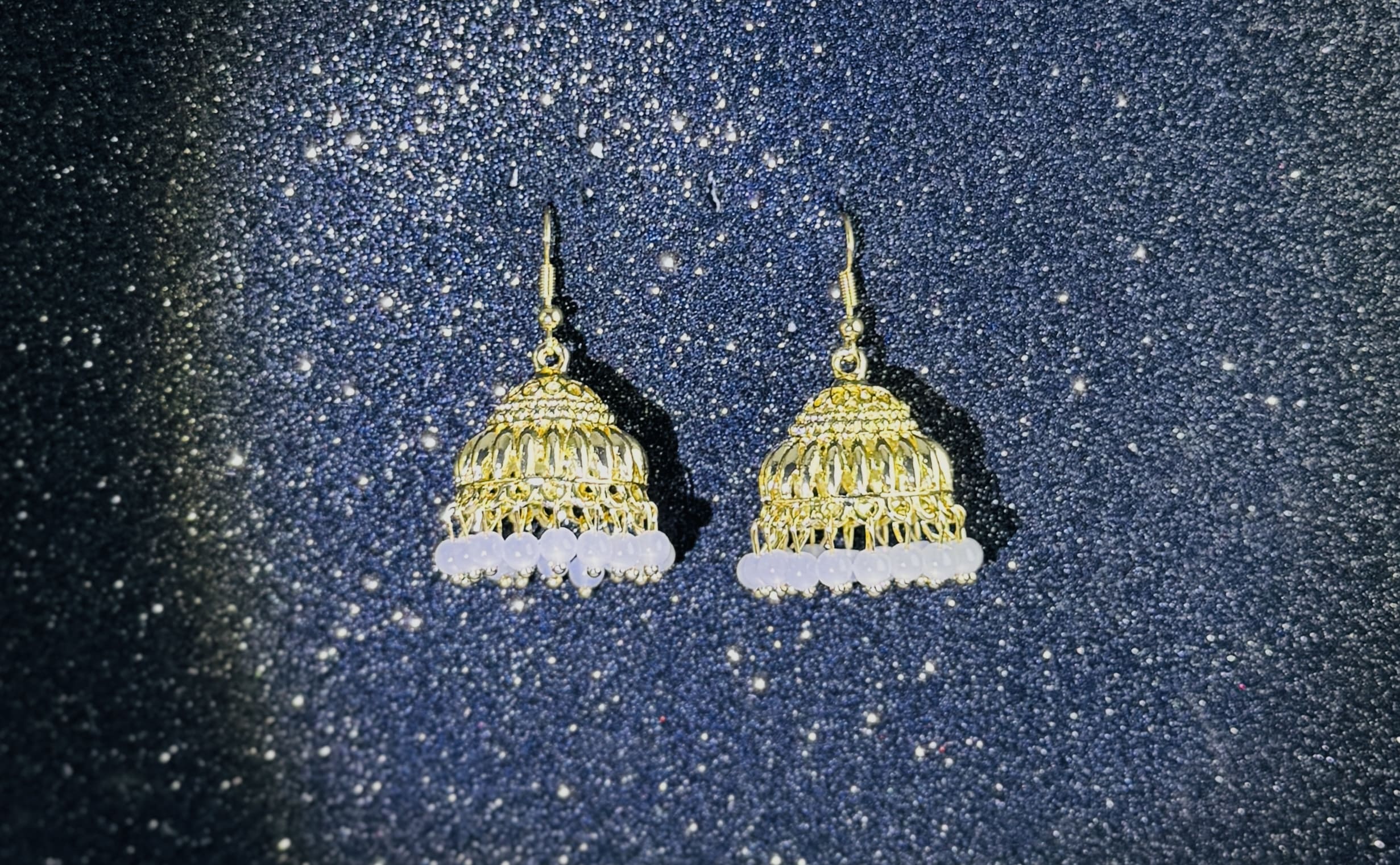 Royal Gold-Plated Jhumka Earrings